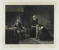 KG 08150
<br/>
De weduwe van Johan van Oldenbarnevelt voor Prins Maurits
<br/>
<em>Kaiser, Johann Wilhelm (I) (1813-1900)</em>